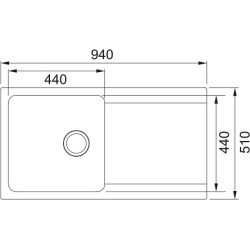 FRANKE OID 611 čierna