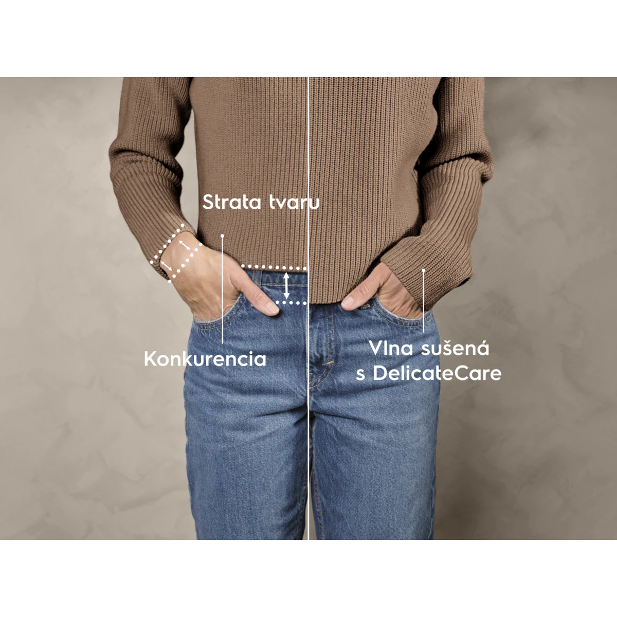DelicateCare – vysuší vlnu zaručene bez krčenia*